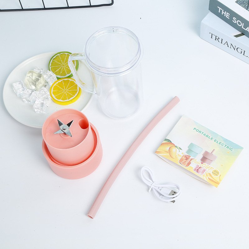 Portable Mini Juicer Cup Multifunctional Household Juice Blender for Cross border Use