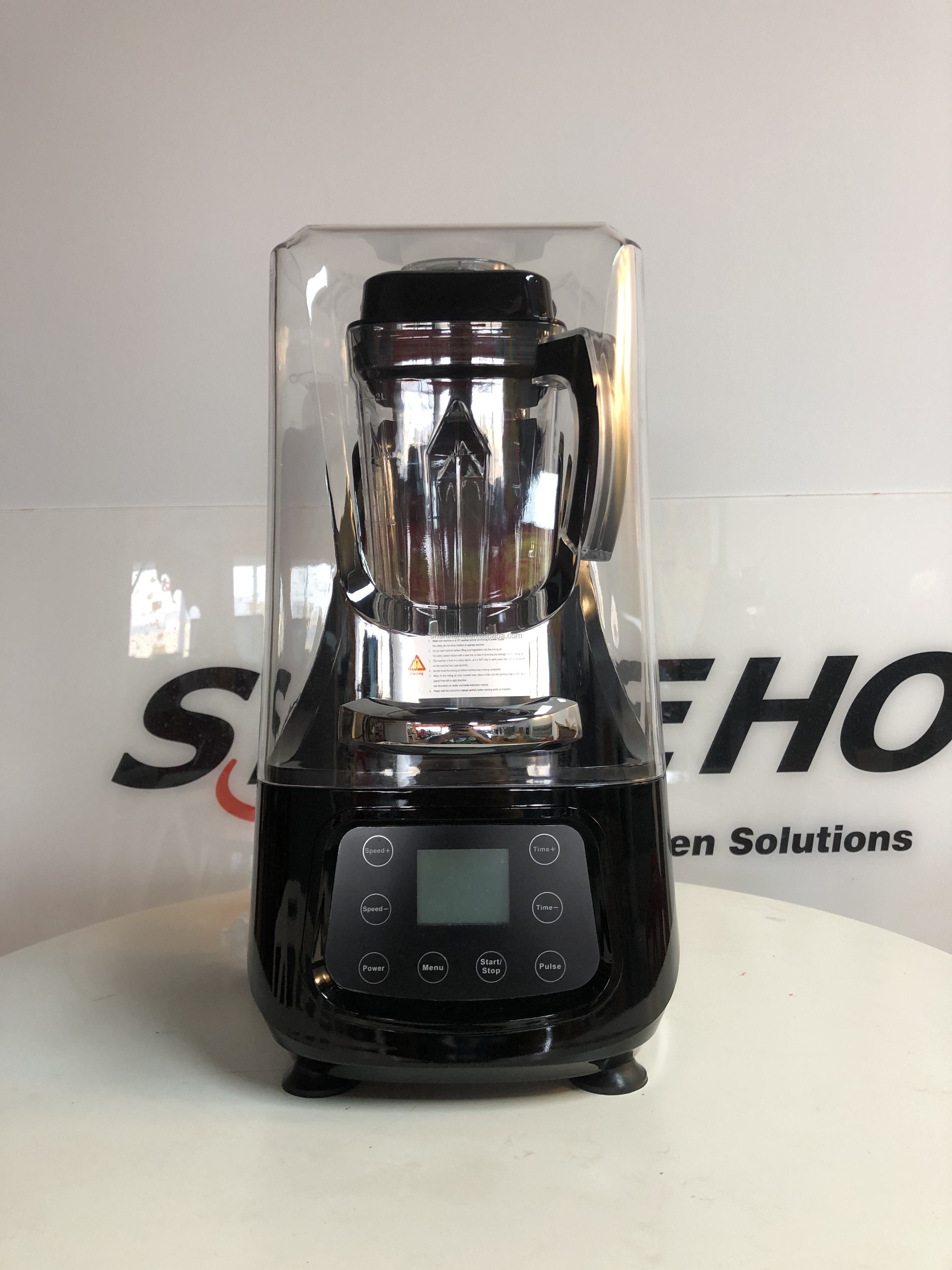 Professional Heavy Duty Super Quite Low Sound Noise High Power Commercial Blender With Stainless Blades and Cover