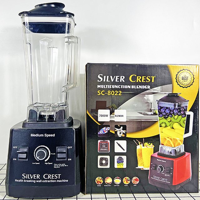 Factory Outlet 7000w 2 in 1 black & White Silver Crest Blender&Free custom logo