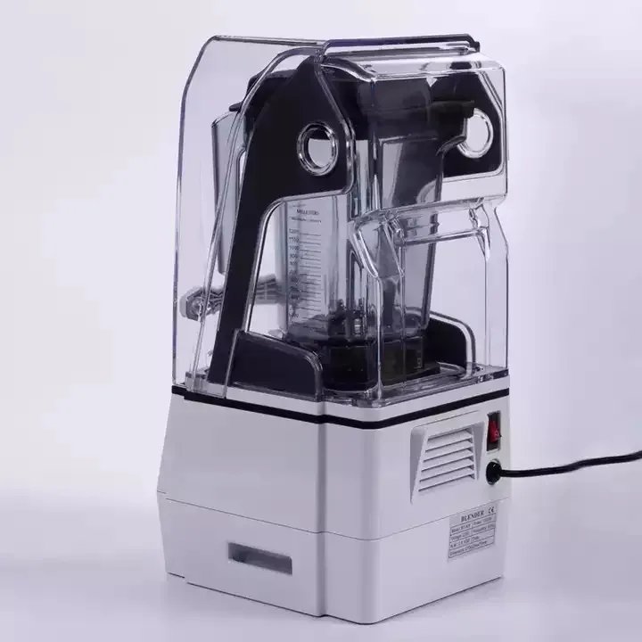 PC Multifunctional 1500W 1.5L Plastic Heavy Duty Industrial Commercial Blender With Sound Cover