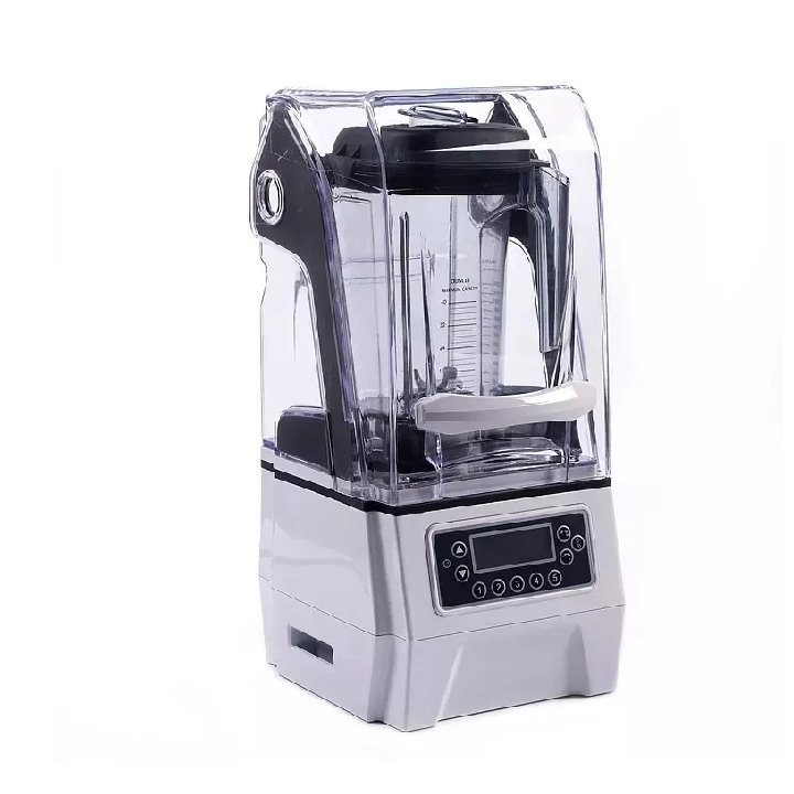 PC Multifunctional 1500W 1.5L Plastic Heavy Duty Industrial Commercial Blender With Sound Cover