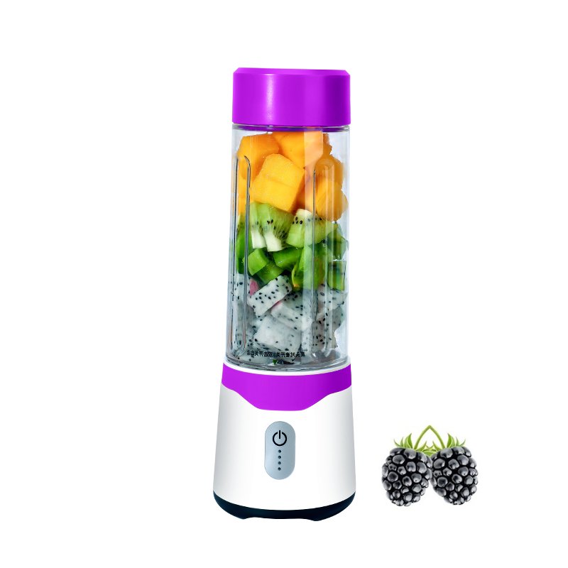 First Piece Special Price plastic rechargeable usb hand fruit juice blender 500ml+350ml electrical coffee grinder machine bottle