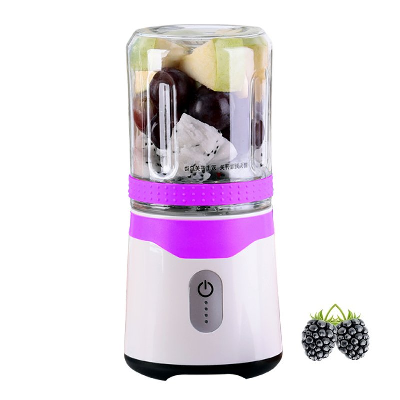 First Piece Special Price plastic rechargeable usb hand fruit juice blender 500ml+350ml electrical coffee grinder machine bottle