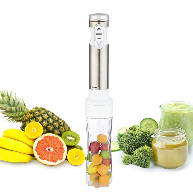 1000W Splashproof Blender Shaft with 304 Stainless Steel Blade Egg Whisk BPA-Free Food Processor Beaker Immersion Hand Blender