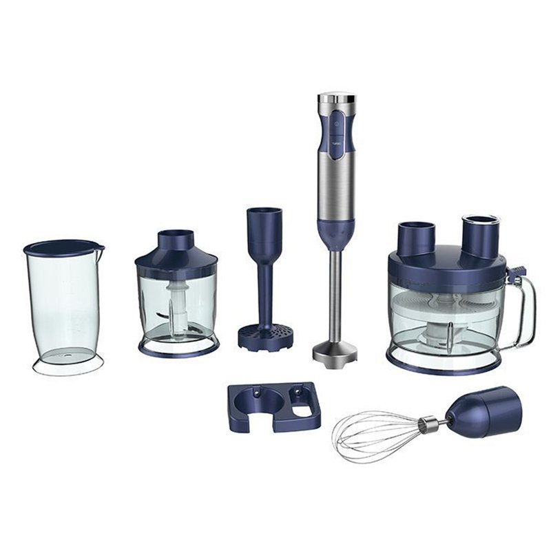 1000W Splashproof Blender Shaft with 304 Stainless Steel Blade Egg Whisk BPA-Free Food Processor Beaker Immersion Hand Blender