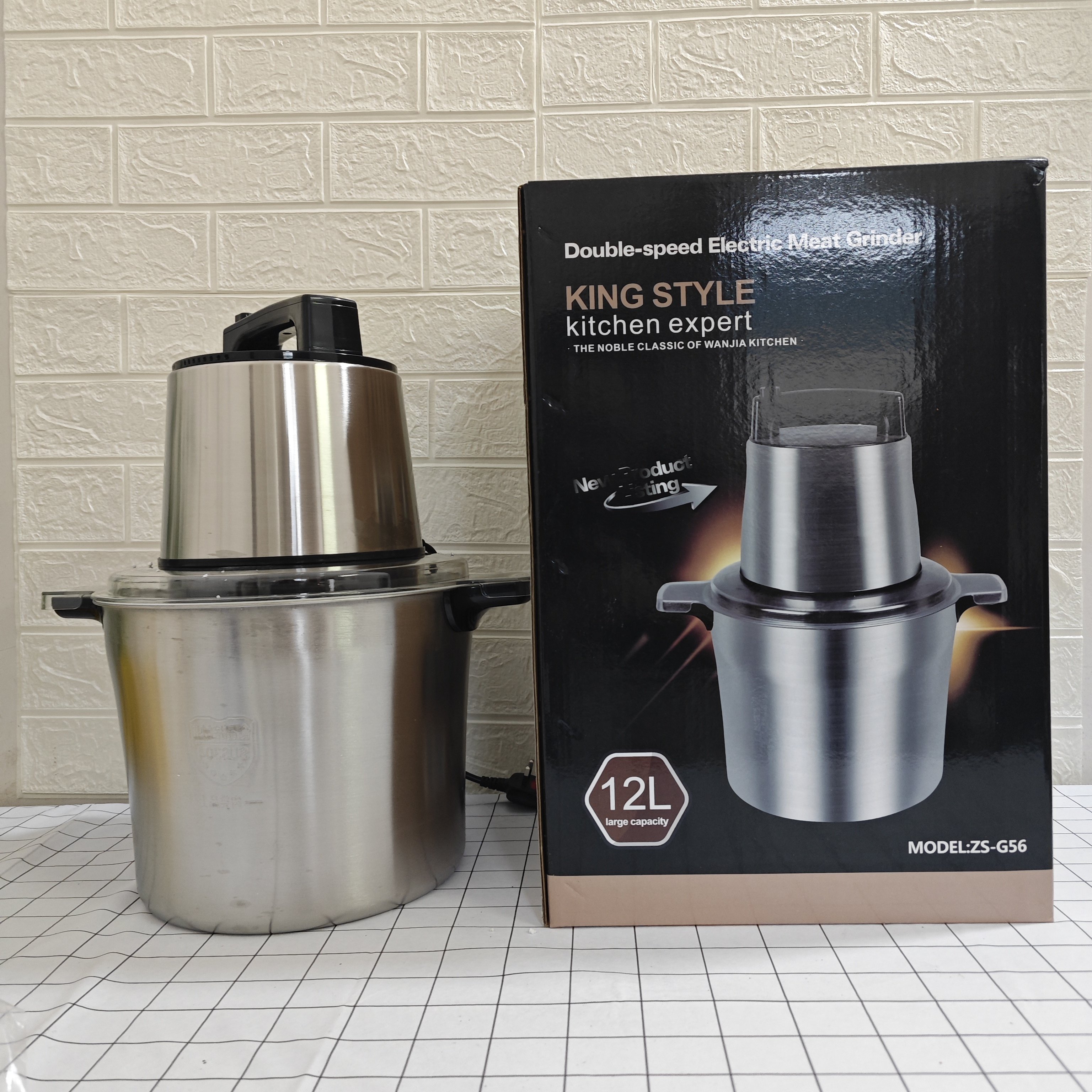 12L german electric commercial food processor yam pounding blender fufu machine pounder in ghana meat grinder