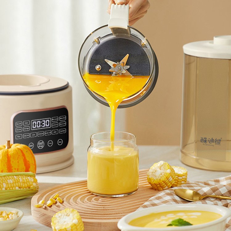 Smart Automatic Nut Milk Maker For Home Multifunctional Commercial Soy Milk Maker With Sound Cover