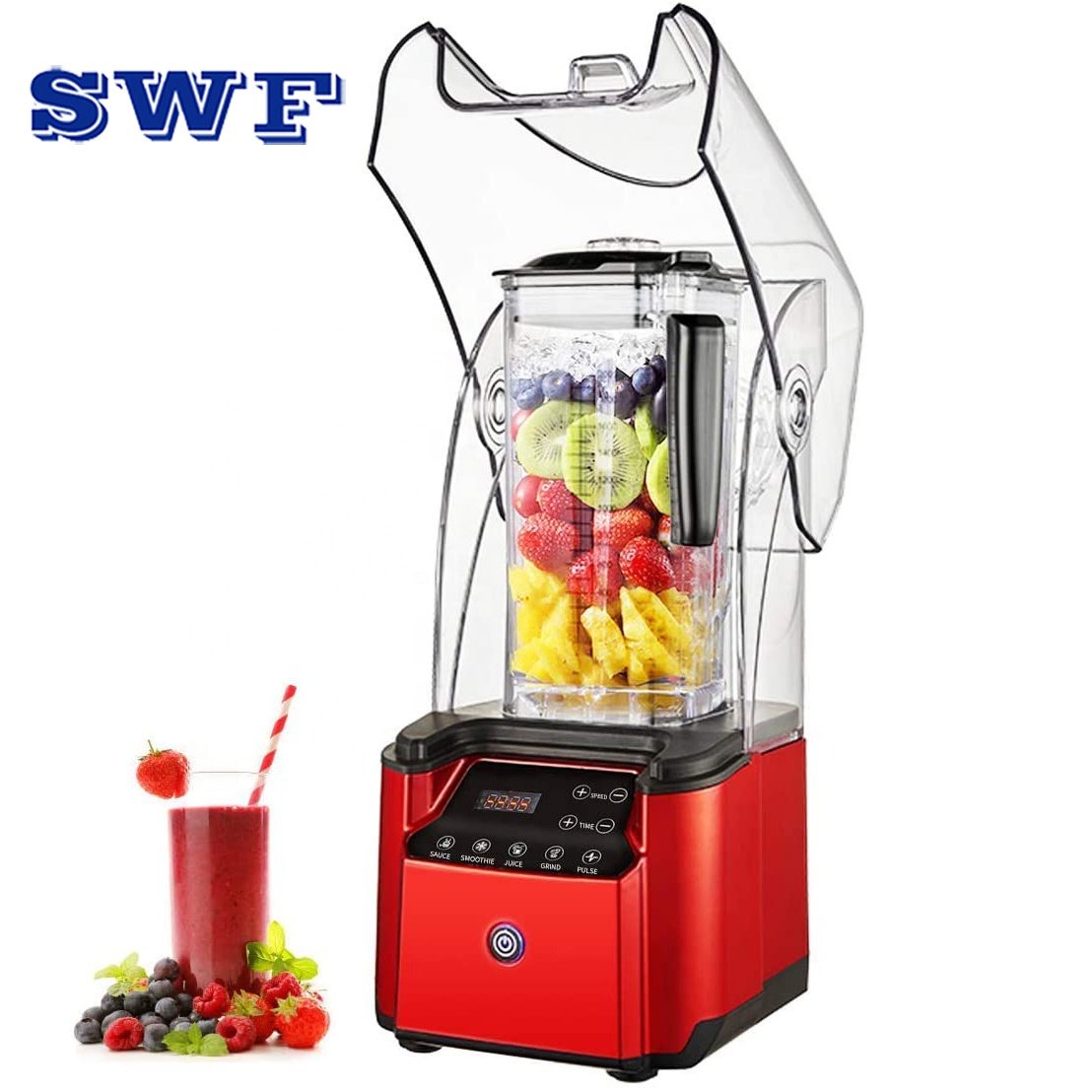 High speed Multifunctional Commercial heavy Duty Juice Blender Smoothie Maker Blender Electric Mixer