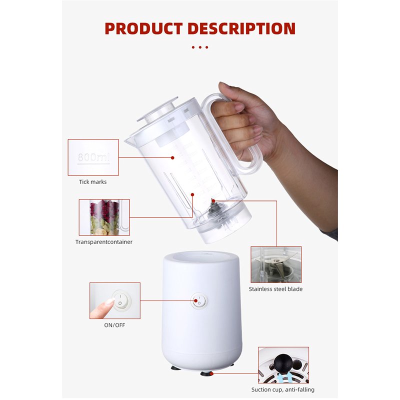 Factory direct selling price kitchen appliance multi-function switch button controlled multi-speed Portable Blender fruit Juicer