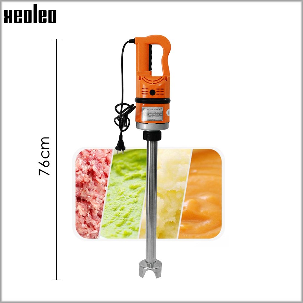 XEOLEO Commercial Hand Blender 1000W Hand Stir Bar Mixer Handhold Mix Blender Food Supplement Machine Immersion Hand Mix Stick