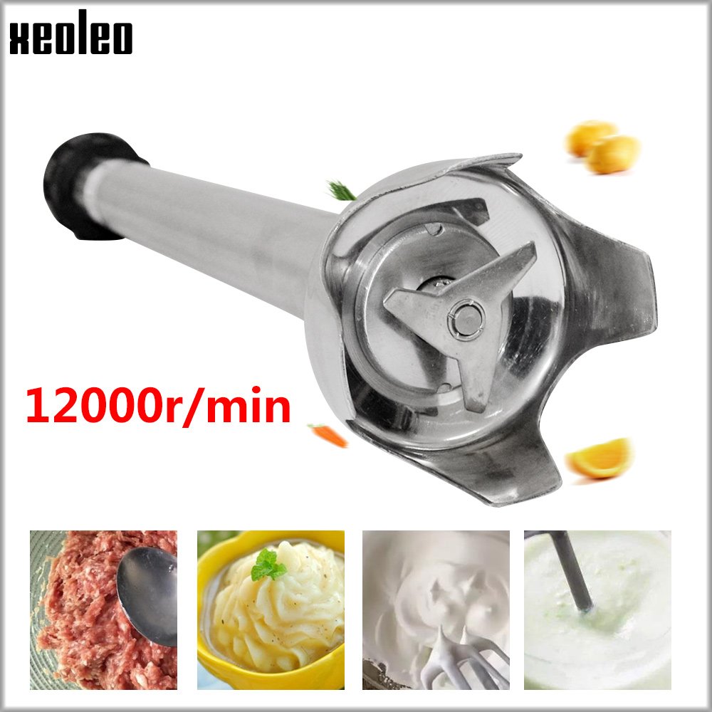 XEOLEO Commercial Hand Blender 1000W Hand Stir Bar Mixer Handhold Mix Blender Food Supplement Machine Immersion Hand Mix Stick