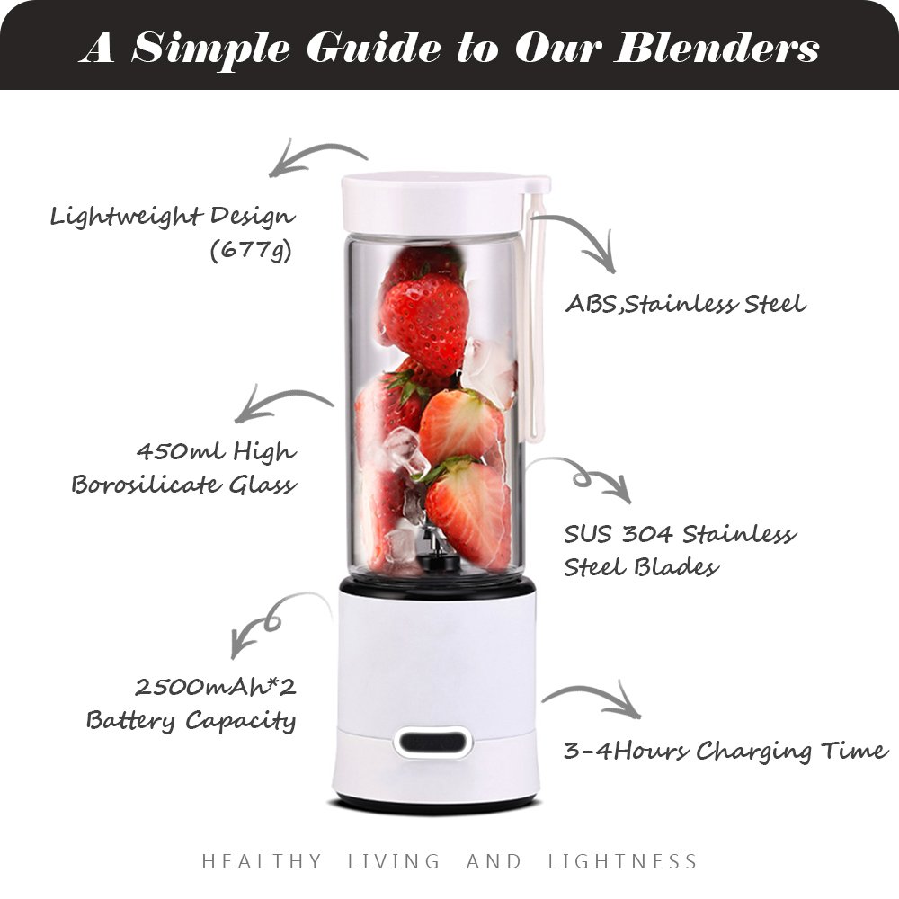 Wholesale New design high quality USB juice blender milk shaker t hand mixer portable blender personal blender cup