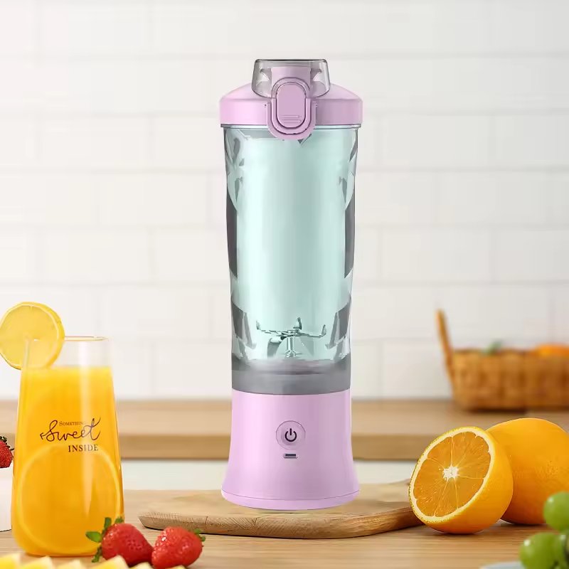 Portable Fruit Mixer Blender with Custom Logo Battery-Powered Electric Fresh Juice Juicer Waterproof for Outdoor Use