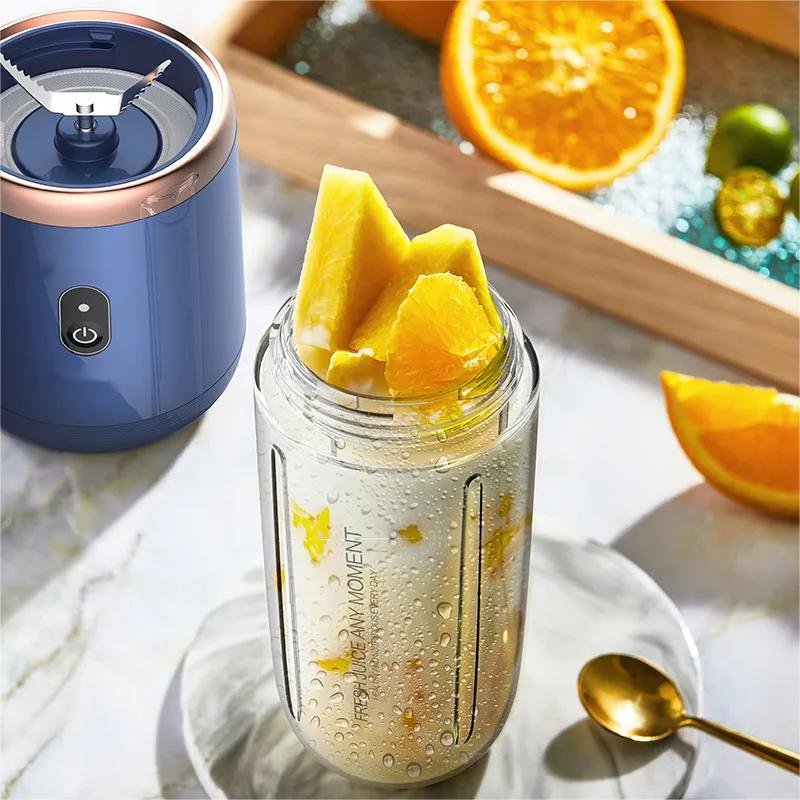 Portable Juicer Cup Extractor Smoothie Food Mixer Ice Crusher Electric Mini Juicer Machine Usb Charging Fruit Squeezer Blender