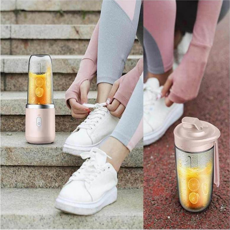 Portable Juicer Cup Extractor Smoothie Food Mixer Ice Crusher Electric Mini Juicer Machine Usb Charging Fruit Squeezer Blender