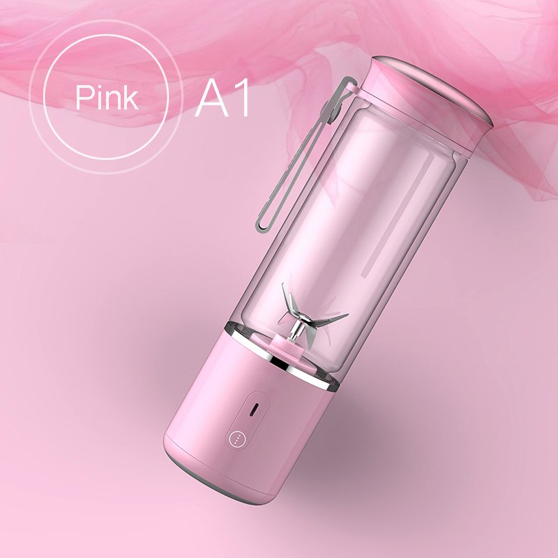 Ali sells hot and creative simple high-speed juicer rechargeable portable electric USB juicer 6 blade portable blender