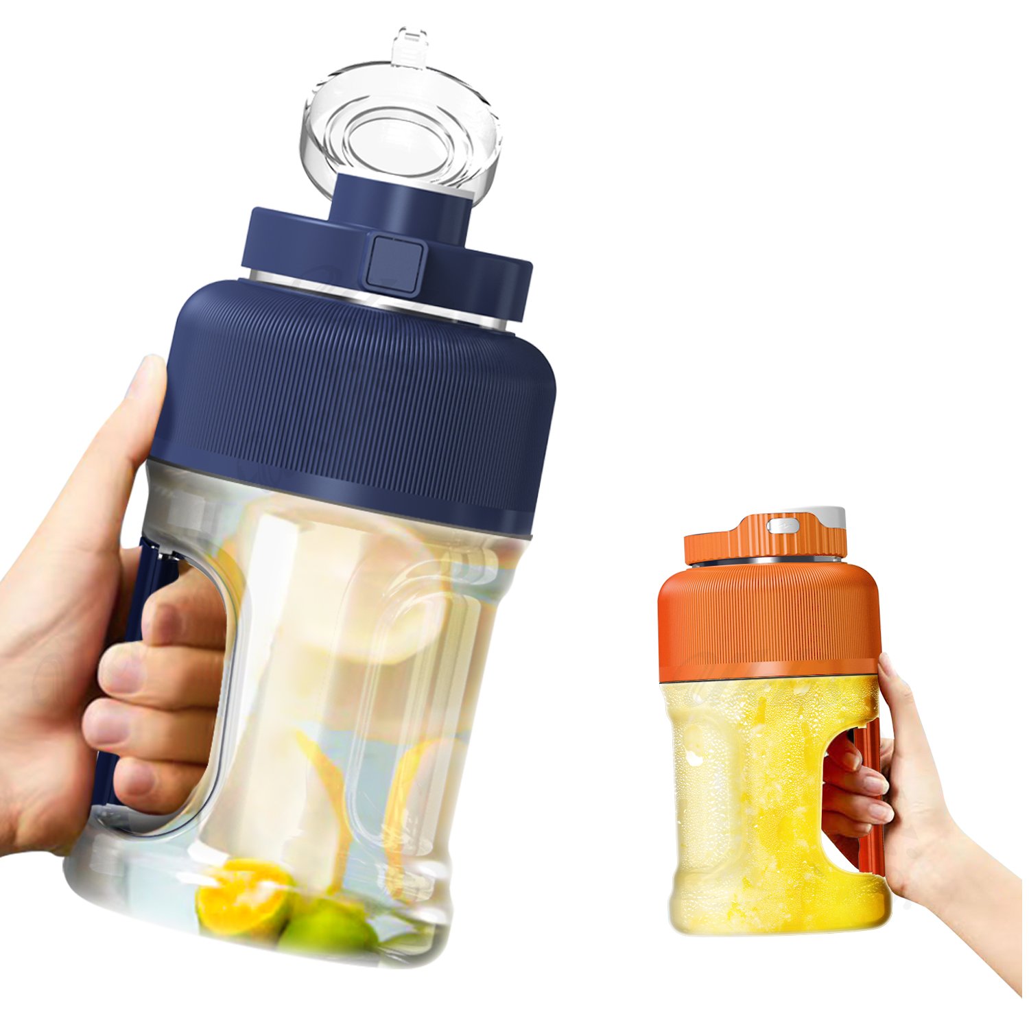 Portable Juicer Cup Personal Blender Smoothies Shakes Mini Travel Juicer Bottle Electric USB Rechargeable Fruit Juicer Blender