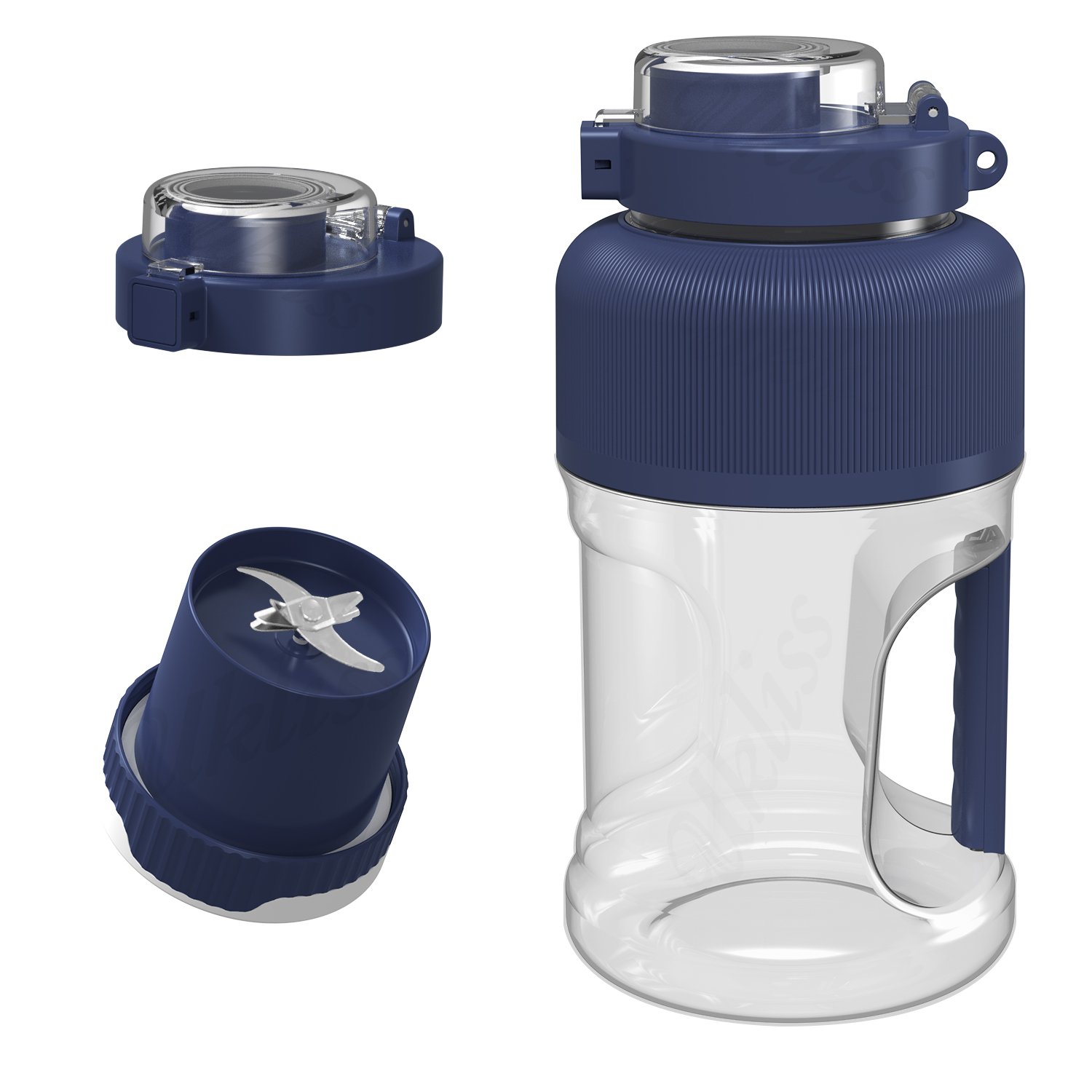 Portable Juicer Cup Personal Blender Smoothies Shakes Mini Travel Juicer Bottle Electric USB Rechargeable Fruit Juicer Blender