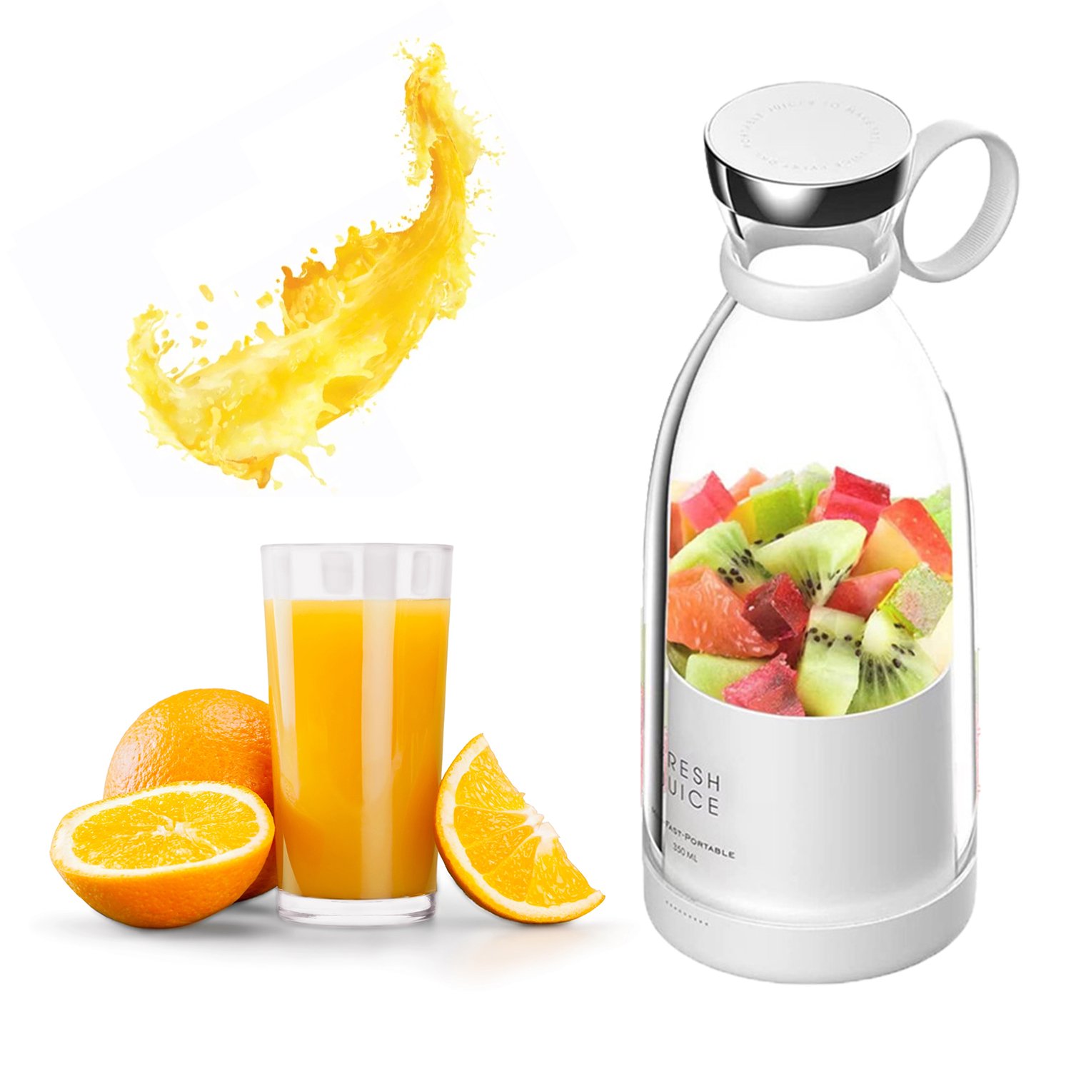 In stock Portable Juicer Blender Wireless charge fresh juice bottle Juicer Cup for Shakes and Smoothies Travel Blenders Mixer