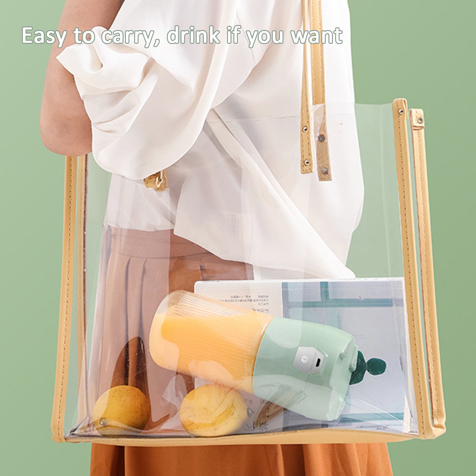 Portable Electric Fruit Juicer Usb Rechargeable Machine Sports Mini Bottle Juicing Blender