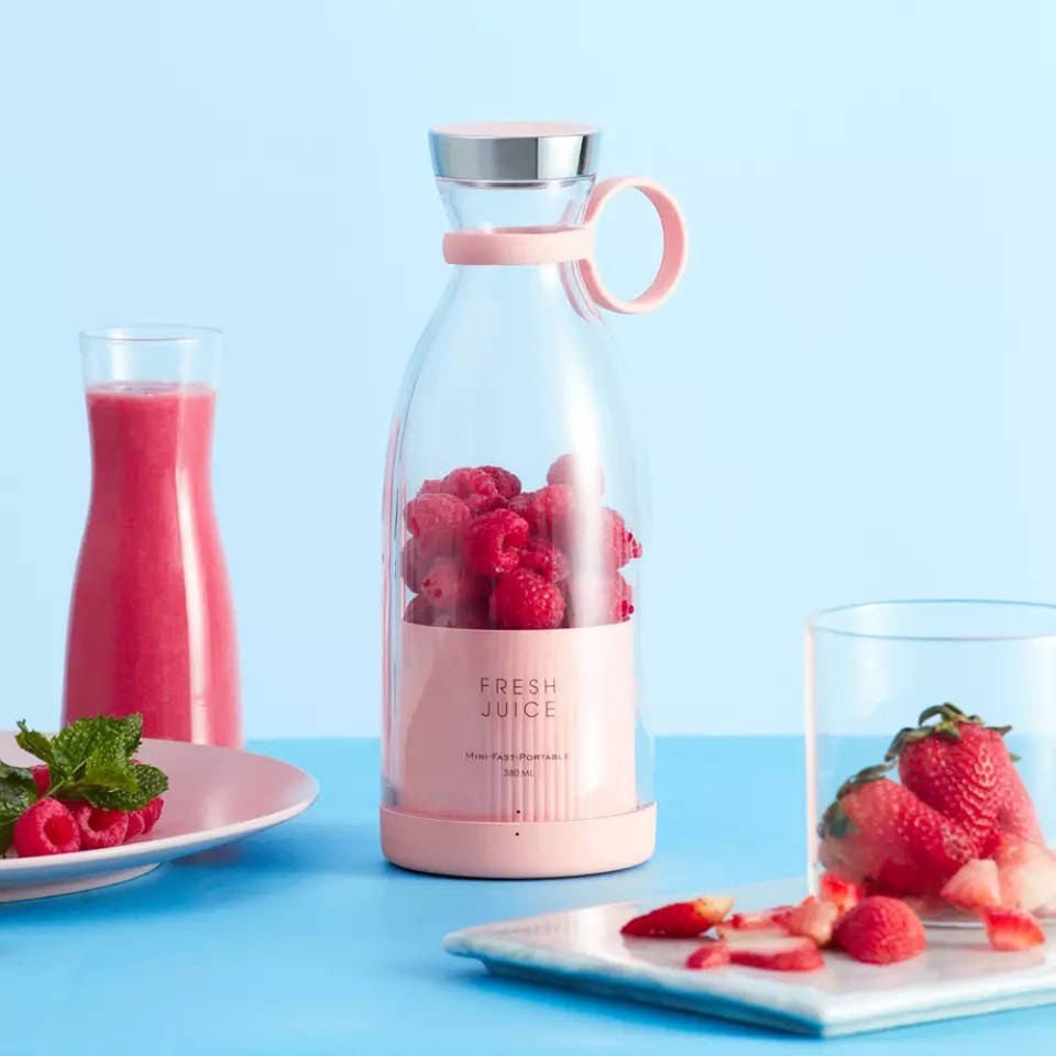 Dropshipping Products 4 Bales Juicer cup For Lemon Vegetables Fruit Shaker Bottle Electric Portable Mini Juicer Blender