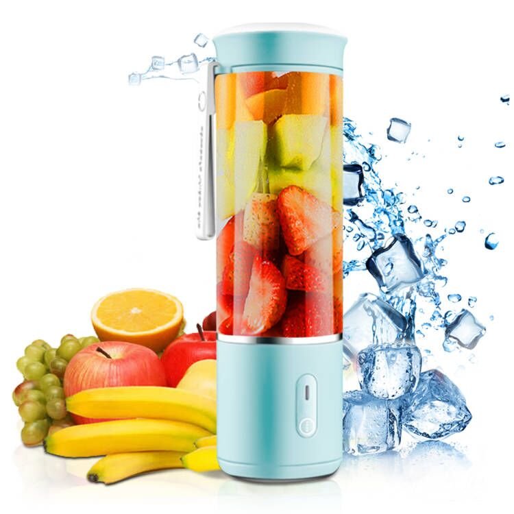 Sample Mini USB 6 Blade Juicer Rechargeable Portable Blender Juice Blender