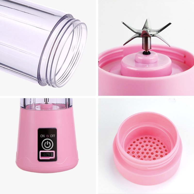 New Portable Smoothie Portable Blender Usb Tumbler Vintage Mini Blender Cup Portable Blender