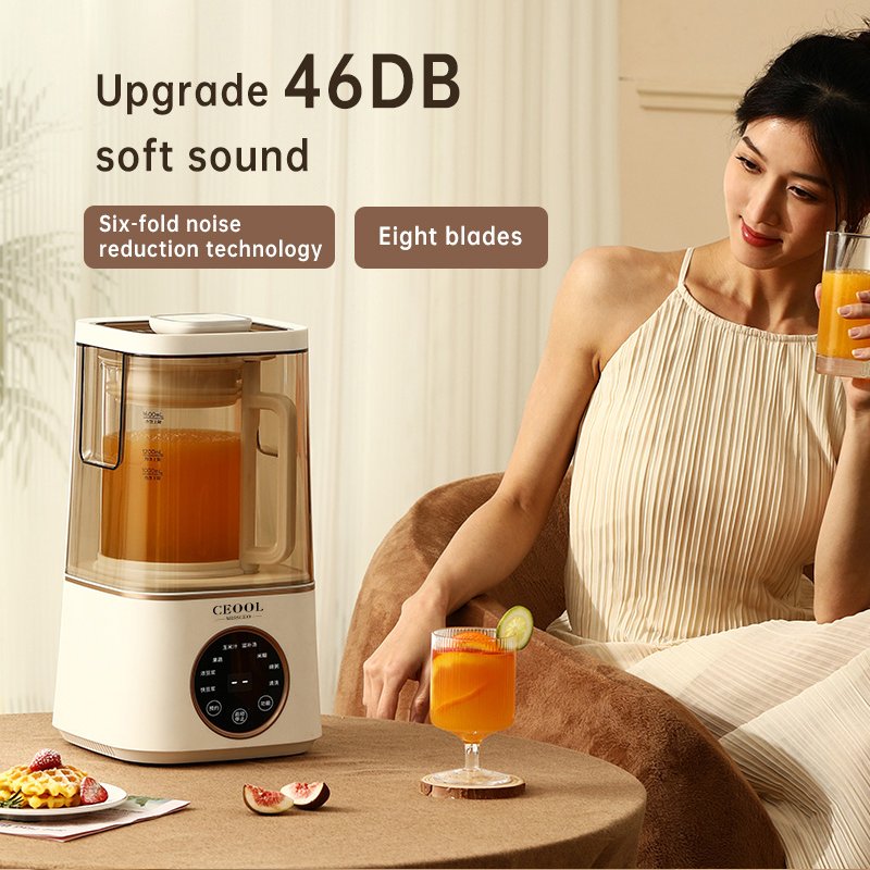 2 in 1 Heavy Duty Blender Super Silent Comercial Household Fresh Fruit Juicer Electrical Silver Crest Smoothie Mix