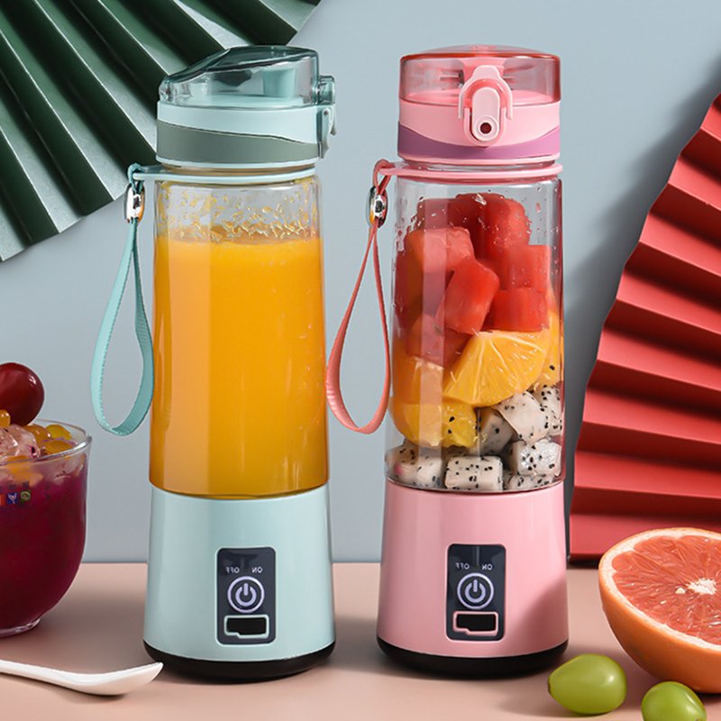 18.5 oz. / 550ml Portable Juicer Gym Blender Water Bottle with USB Rechargeable Battery with Travel Sport Water Bottle