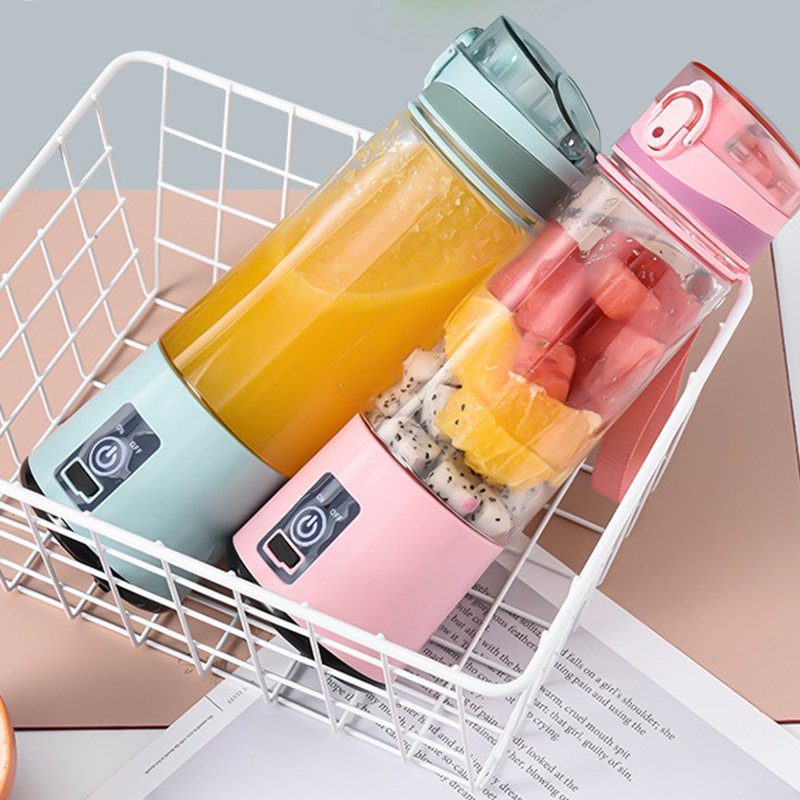 18.5 oz. / 550ml Portable Juicer Gym Blender Water Bottle with USB Rechargeable Battery with Travel Sport Water Bottle