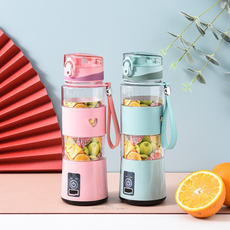 18.5 oz. / 550ml Portable Juicer Gym Blender Water Bottle with USB Rechargeable Battery with Travel Sport Water Bottle