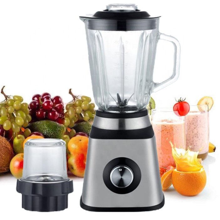 2 in 1 food processor blender juicer home use blender stainless steel material juicer dry food grinder mixer smoothie blender