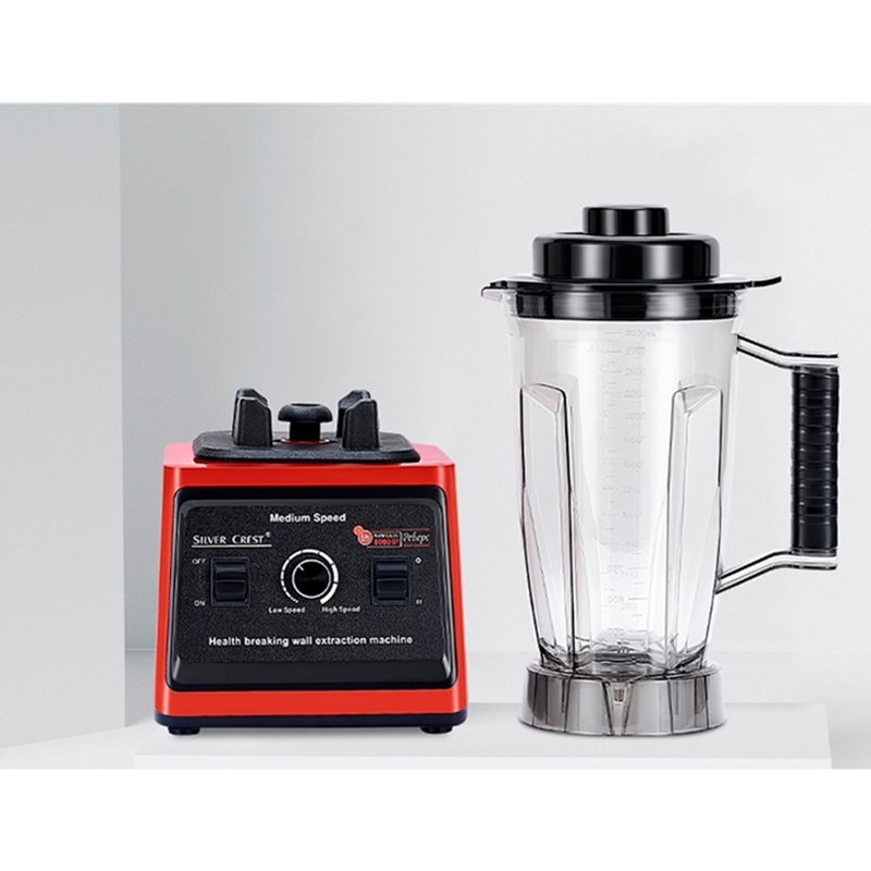 15-Speed Professional Silver Crest Ice Crush Blender 3L BPA-Free Container for Shakes and Smoothies
