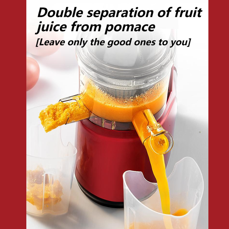 Y526-2 Big Mouth Cold Press Commercial Juicers Electric Household Sugarcane Juicer Extractor Machine Multifunctional Slow Juicer