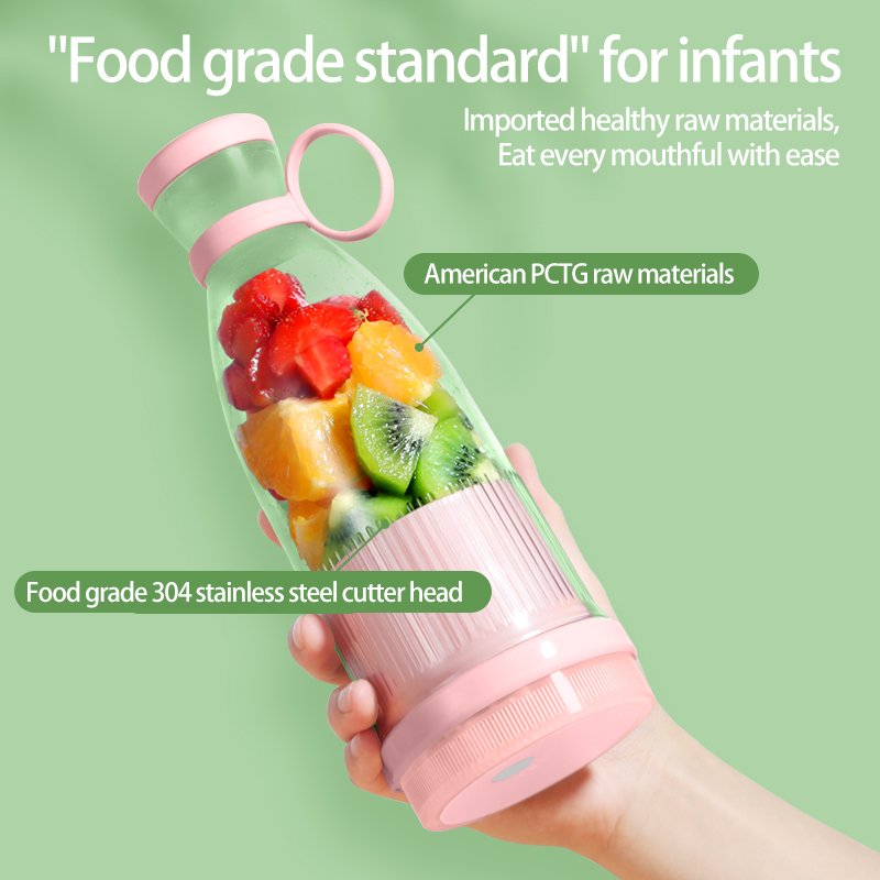 2024 Personal Travel Juicer Fruits Portable Fresh Fruit Juice Shakes Smoothies Blender Cup