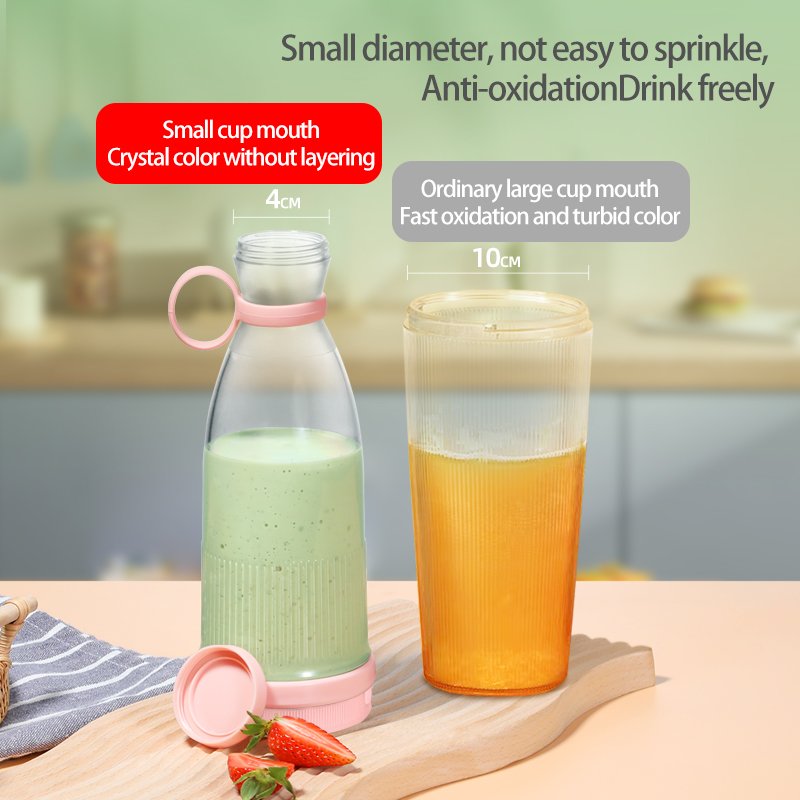 2024 Personal Travel Juicer Fruits Portable Fresh Fruit Juice Shakes Smoothies Blender Cup