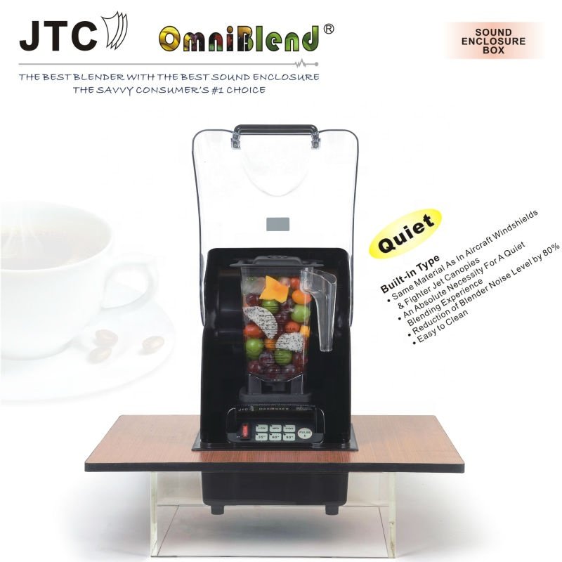 blender electric mixer/Commercial Blender with Built-in sound enclosure box