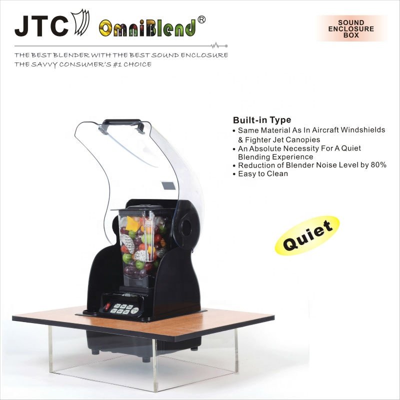 blender electric mixer/Commercial Blender with Built-in sound enclosure box