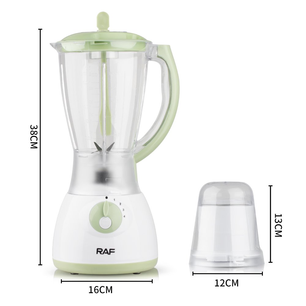 RAF High Quality 2 in 1 Ice Smoothie Blender Double Cup Blender Smoothie Blender With Small Jar