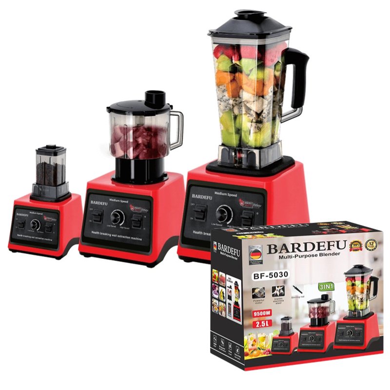 3 in 1 9500w strong power mixer blender silver crest blender for home use good quality blender mixeur professionnel