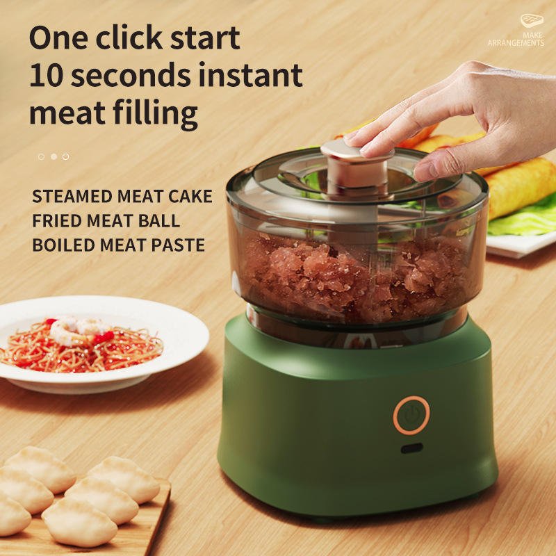 2024 Hot Sale Portable And USB Ginger Garlic Vegetable Food Chopper Electric Mini Blender Mixer Baby Food Supplement Machine