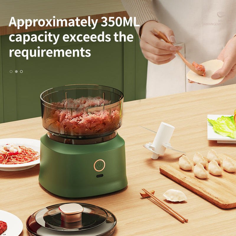 2024 Hot Sale Portable And USB Ginger Garlic Vegetable Food Chopper Electric Mini Blender Mixer Baby Food Supplement Machine