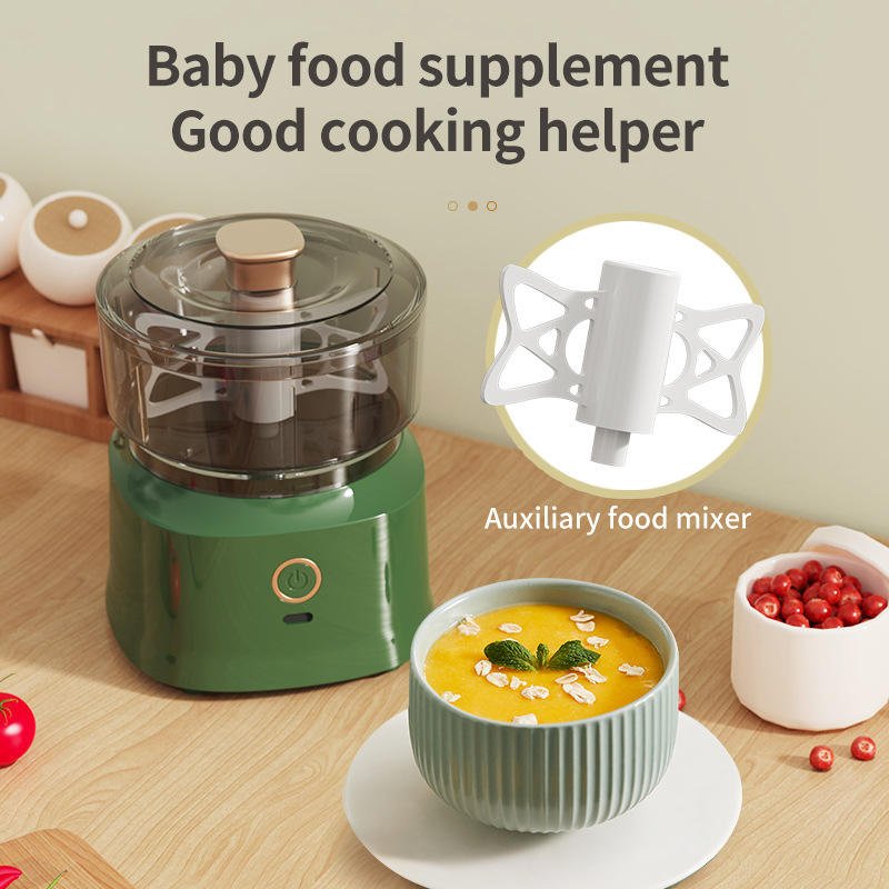 2024 Hot Sale Portable And USB Ginger Garlic Vegetable Food Chopper Electric Mini Blender Mixer Baby Food Supplement Machine