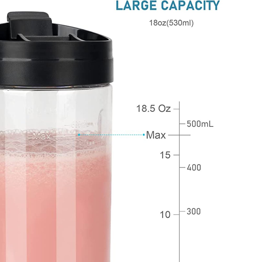 Ligkevan USB Ice Smoothie Maker With Recharge For Shakes Portable blender Kitchen Mixer Bottle Personal Juicer Portable Blender