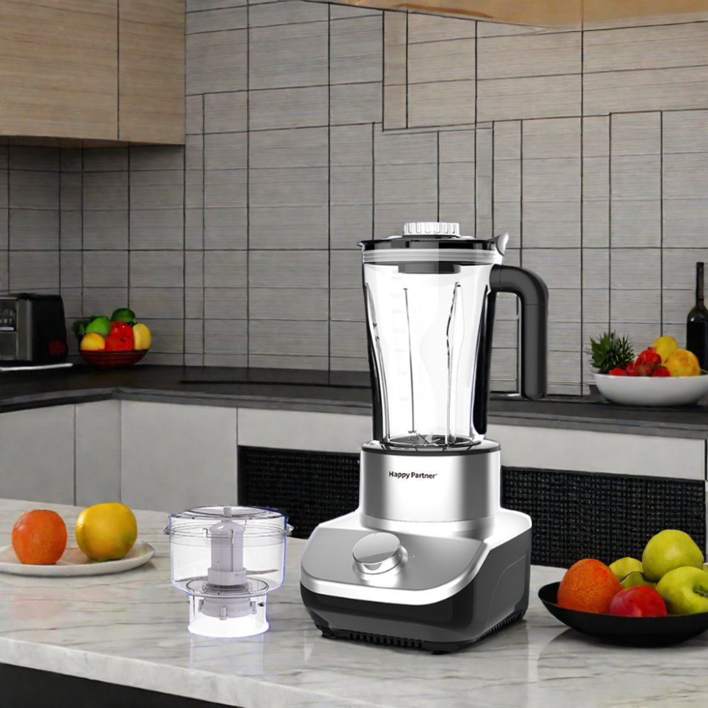 HappyPartner High-End 6-in-1 Premium Multi-Function Electric Blender Quality Household Knob Controls Mixer