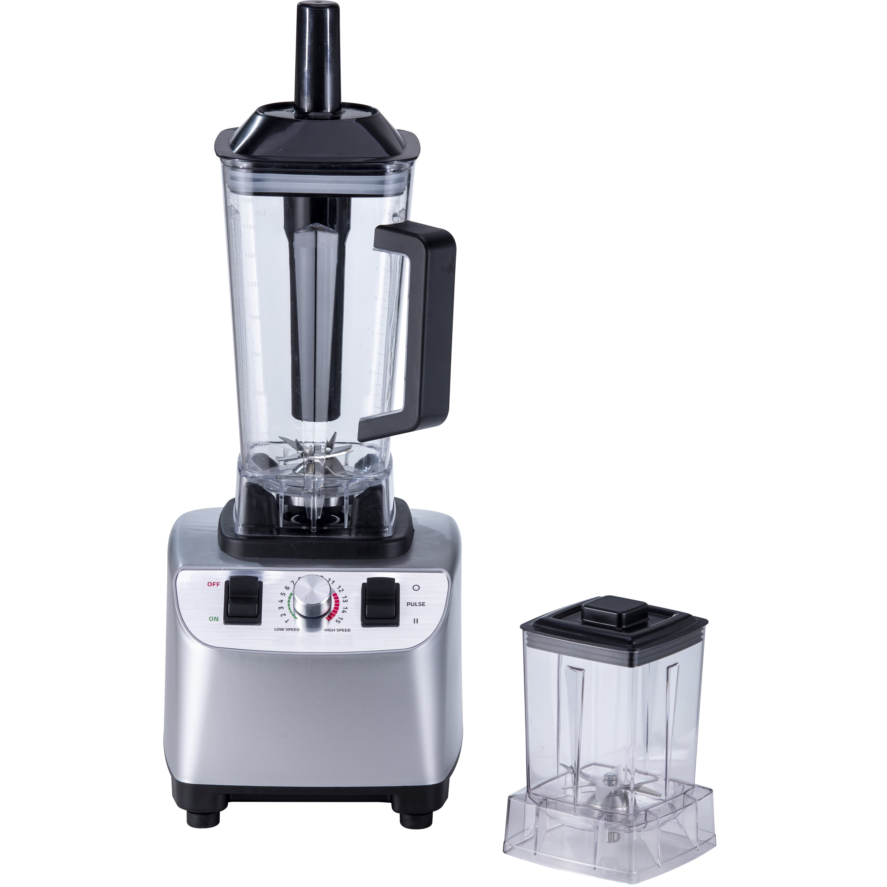 Sliver Crest Blender and Mixer Juicer Blender Food Machine Factory Direct Sale Silver Commercial Blender Electric Plastic