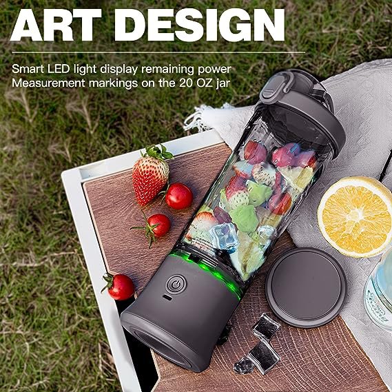 Multi-purpose powerful blending performance usb rechargeable portable blender for shakes and smoothies