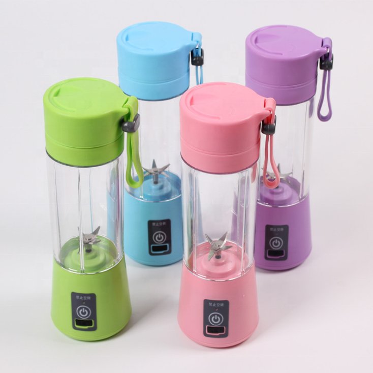 Hot Sale Item 3.7V 80W 380ML Rechargeable USB Portable Mini Travel Blender