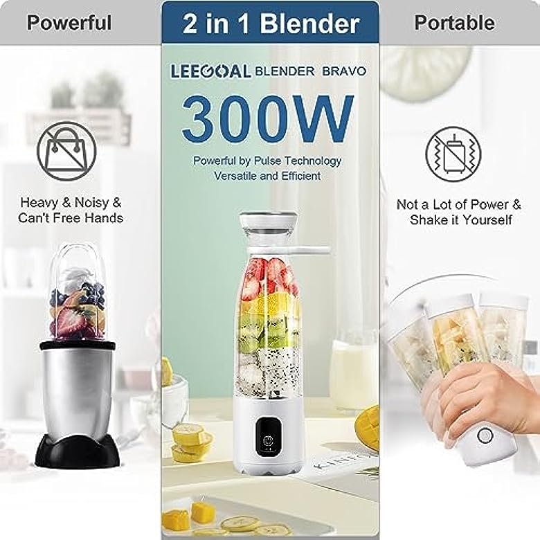 Portable USB Electric Fruit Vitamer Juicer Mixer Bottles Handheld Smoothie Blender Rechargeable Mini Juice Extractor Machine