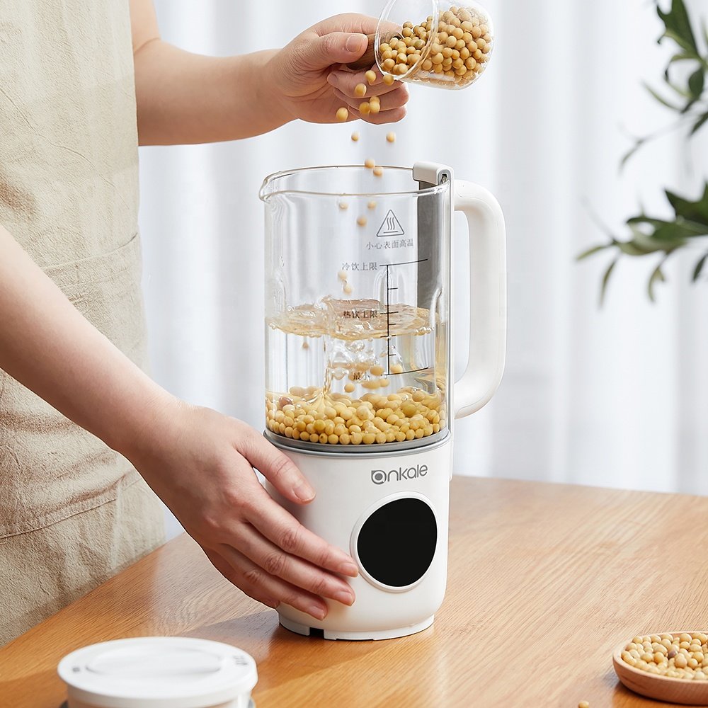 Ankale Portable Mini Heating Blender Portable Soya Oat Almond Nuts Milk Making Machine vegan milk maker